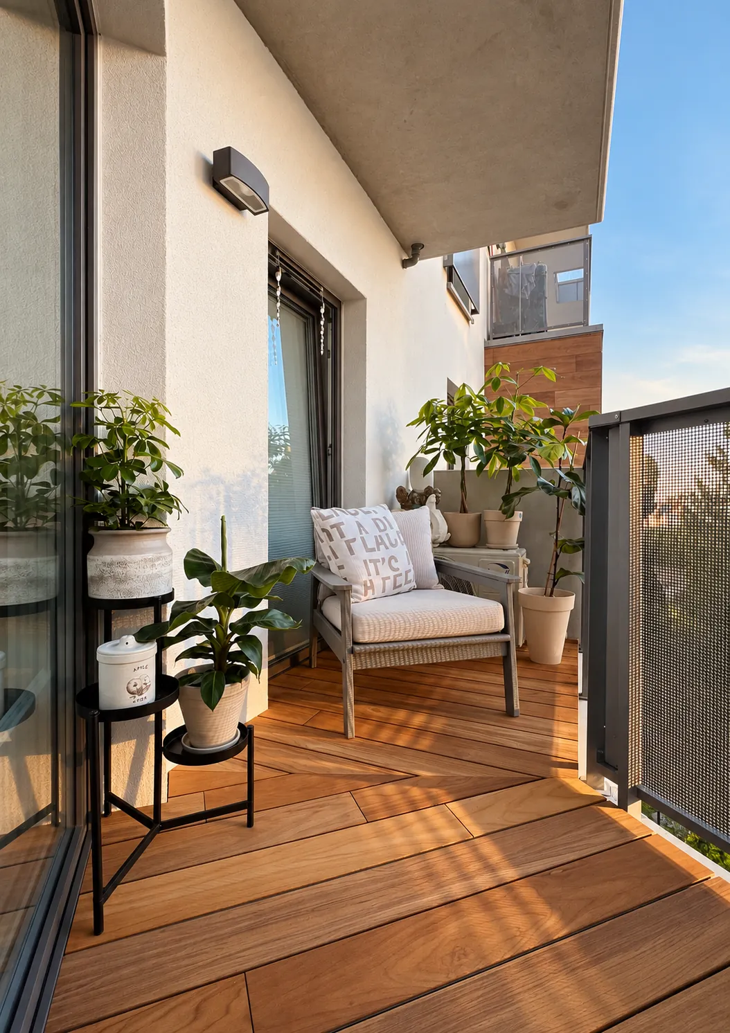 Balkon z Teaku w Bielsku-Białej